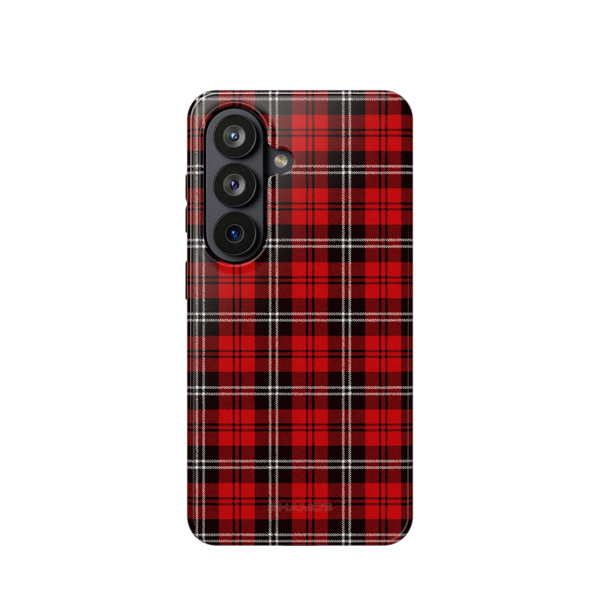 Funda para iPhone resistente a impactos con cuadros escoceses rojos | Compatibilidad con MagSafe