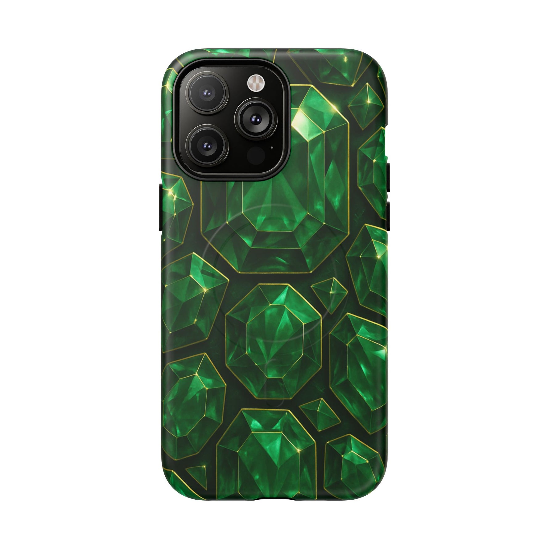 Luxury Series Emerald Gem iPhone Case with MagSafe - Shamo's