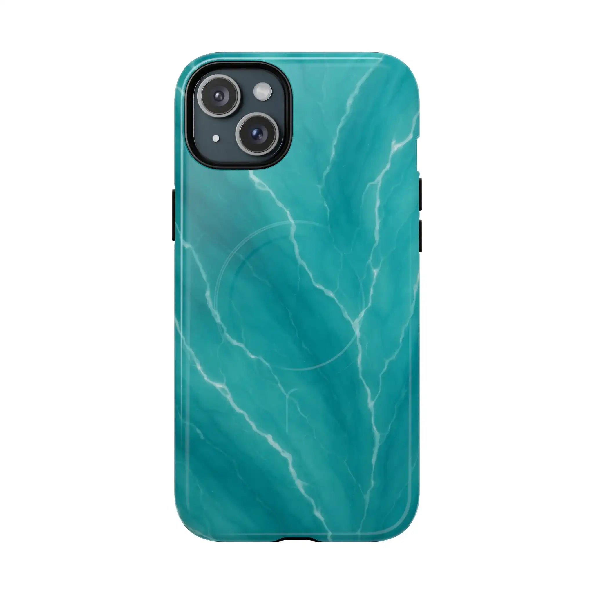 Ocean Aura Marble iPhone Case — MagSafe Compatible - Shamo's