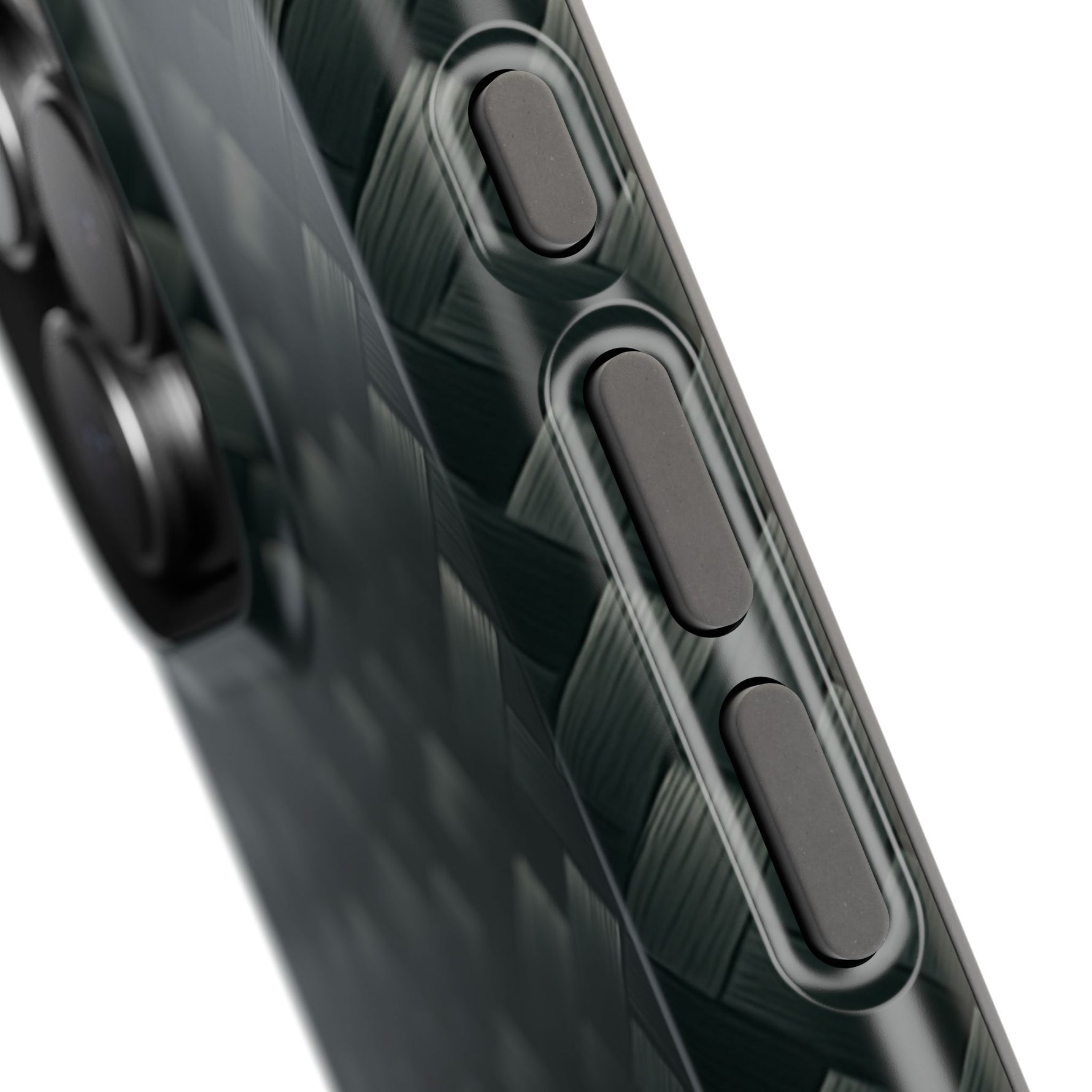 Dark Carbon Fiber Texture Magnetic Impact-Resistant iPhone Case | MagSafe compatible - iPhone 17 Pro Max / Glossy - Shamo's