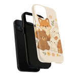 Forest Friends iPhone Case — Fox, Bear & Bunny Design. with MagSafe - Shamo's