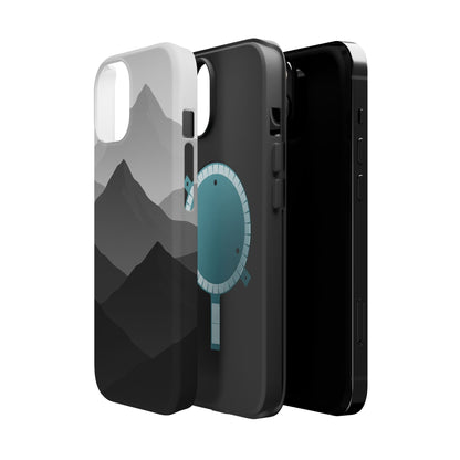 Monochrome Mountain Design iPhone Case | MagSafe  Shamo's