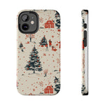 Winter Village Holiday Tough iPhone Case — Vintage Holidays & Snow Scene  Shamo's iPhone 12 Mini