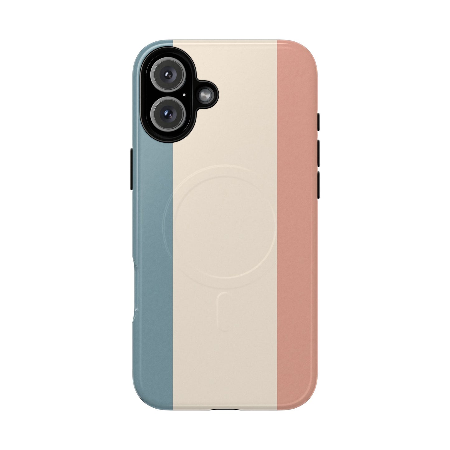 France Flag iPhone Case in Pastel Colors | MagSafe