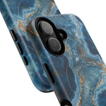 Blue Agate Marble iPhone Case —with MagSafe  Shamo's