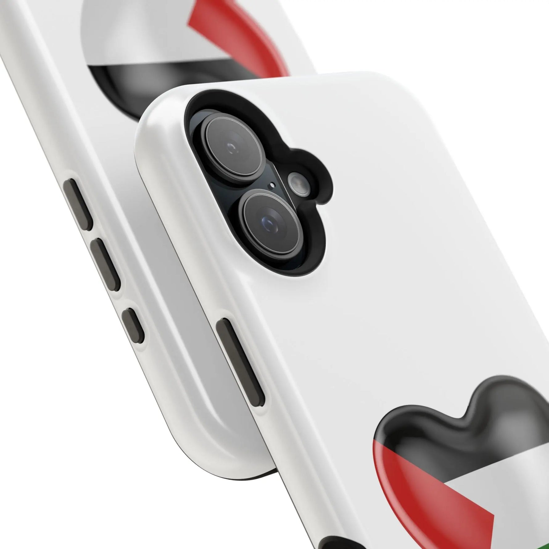 MagSafe Tough Cases with Palestinian flag in heart shape - Shamo's