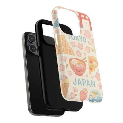 Tokyo Travel iPhone Case - Cute Japan Design | MagSafe