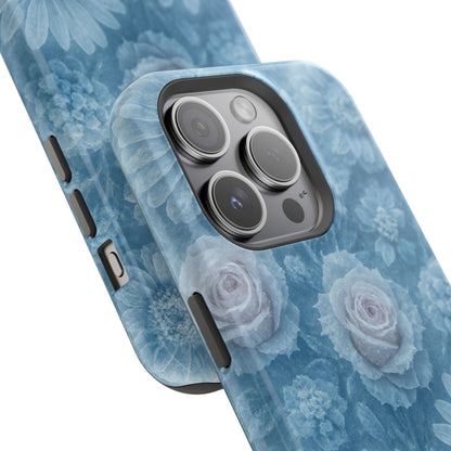 Frozen Beauty Floral Rose iPhone Case | MagSafe compatible  Shamo's