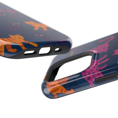 Colorful Cat Phone Case - MagSafe Impact-Resistant