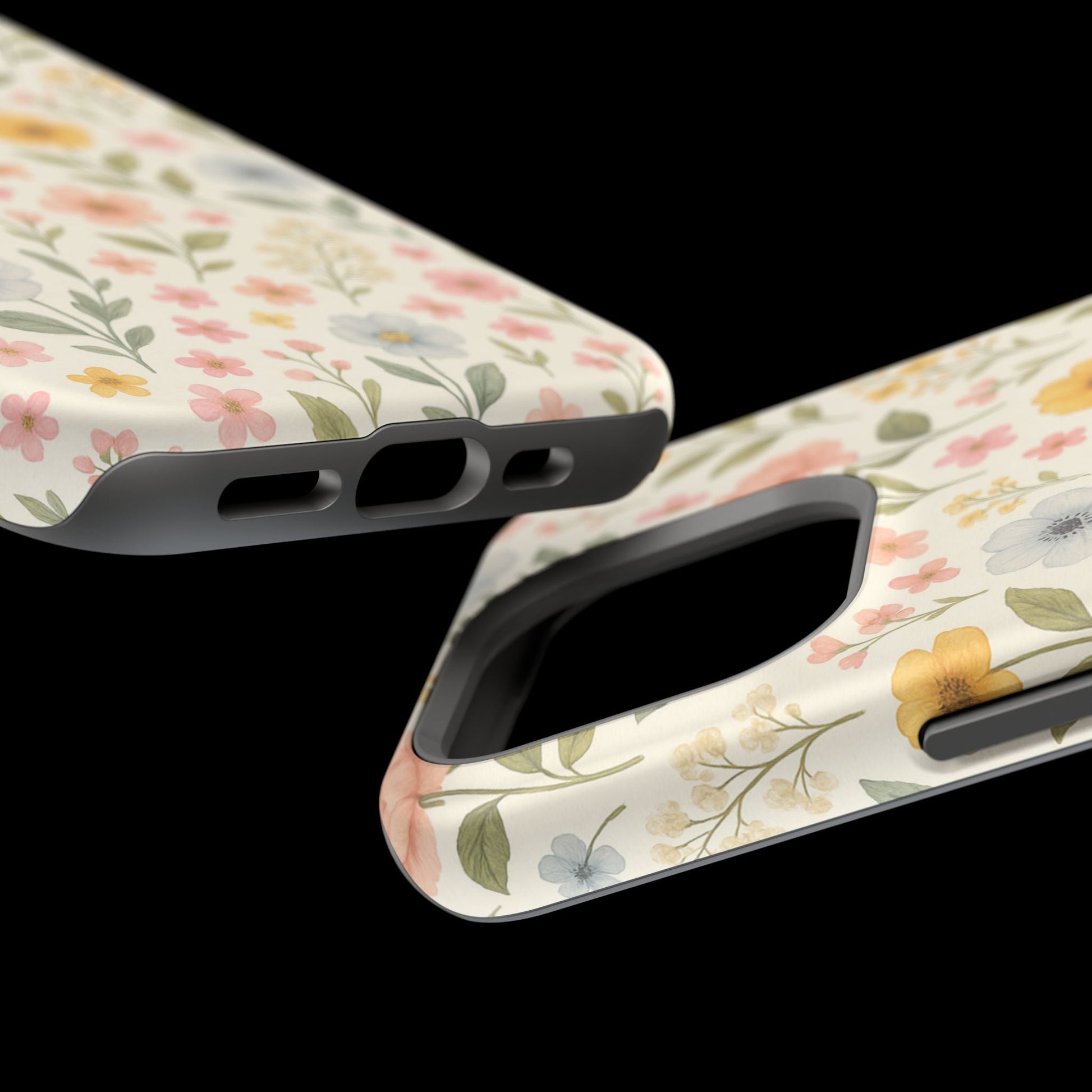 Floral Garden Impact iPhone Case with MagSafe compatibility  Shamo's