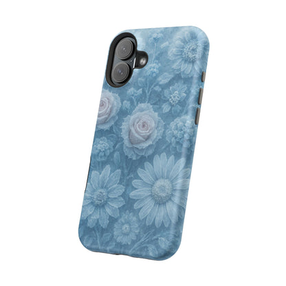 Frozen Beauty Floral Rose iPhone Case | MagSafe compatible  Shamo's
