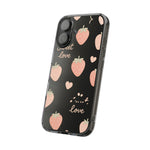 Sweet Love Strawberry Clear iPhone Case | MagSafe  Shamo's