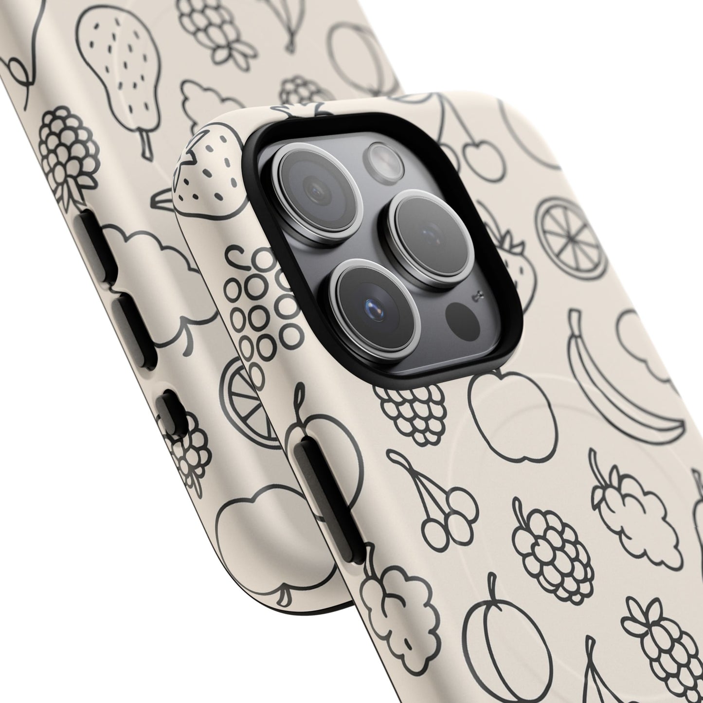 Fruit Pattern Tough iPhone Case | Compatible with MagSafe