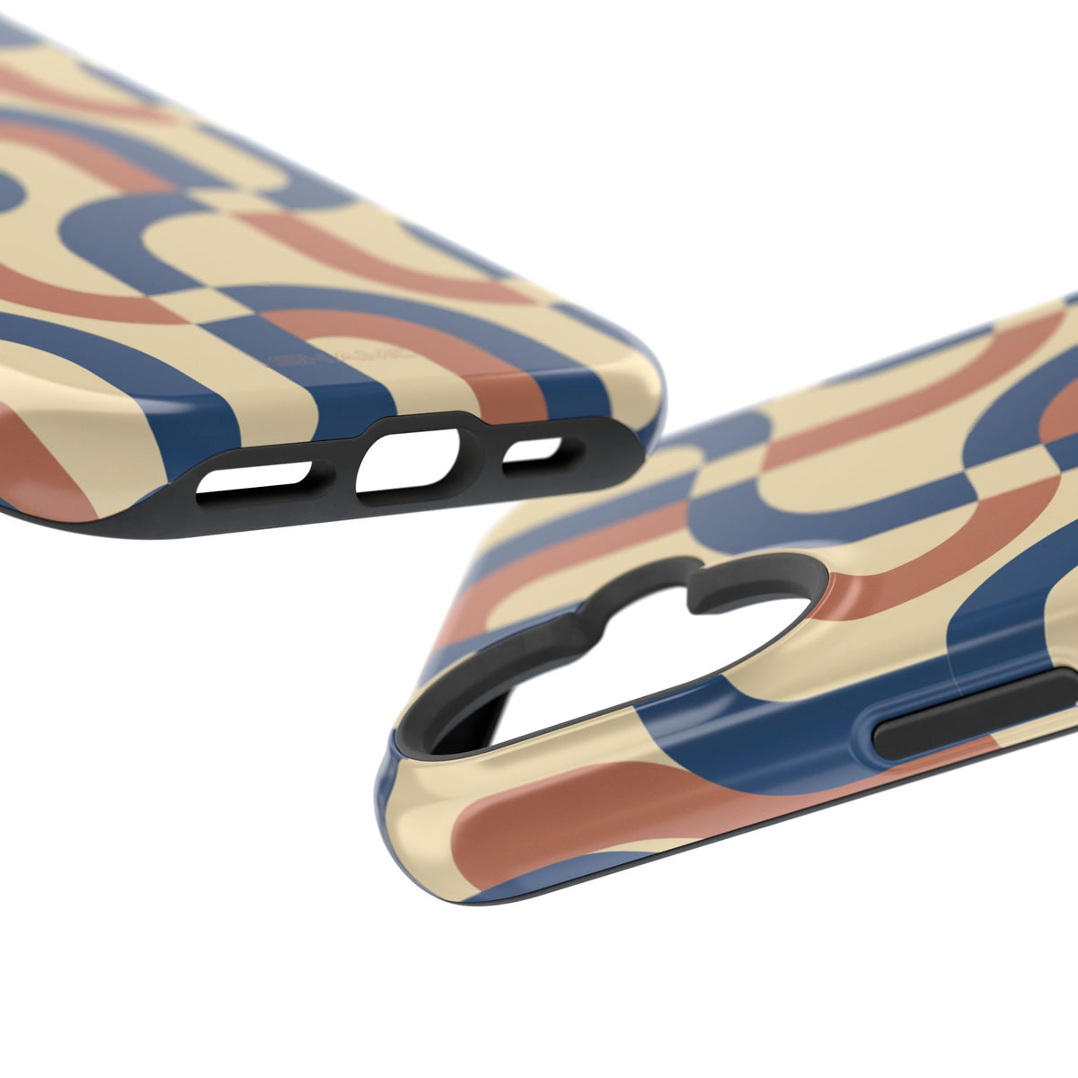 Mod Ribbon – Retro Geometric MagSafe Phone Case