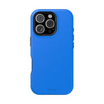 Cobalt Pop Blue Solid Color Impact-Resistant iPhone Case | Slim Shockproof MagSafe-Compatible