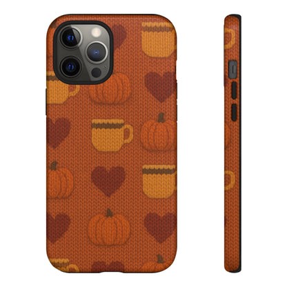 Fall Pumpkin & Coffee iPhone Case - Shamo's