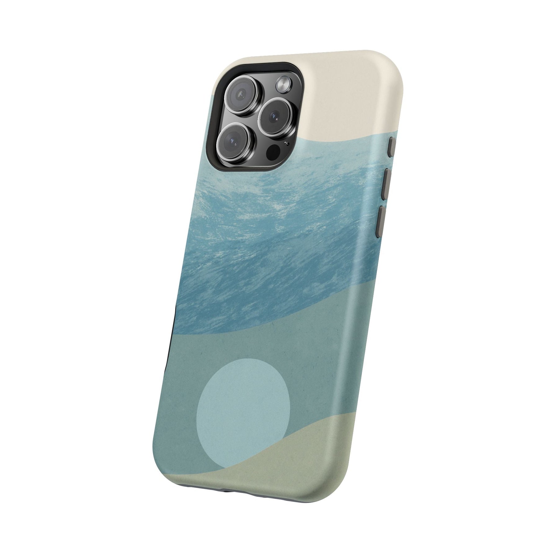 “Calm Over Chaos” Abstract Ocean Wave iPhone Case | MagSafe Compatible  Shamo's