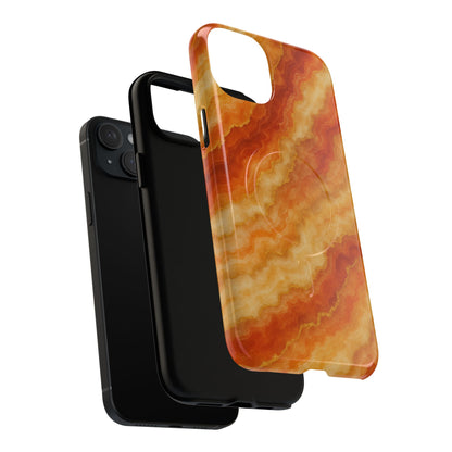 Amber Agate Marble iPhone Case with MagSafe - Shamo's
