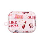 AirPods Case — 'Like a Boss' Pink Cosmetic Pattern Protective Case