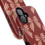 Holiday Red Bow iPhone Case — Impact‑Resistant iPhone Cover with MagSafe compatibility  Shamo's