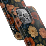 Floral Vintage Rose Magnetic Impact iPhone Case with MagSafe  Shamo's
