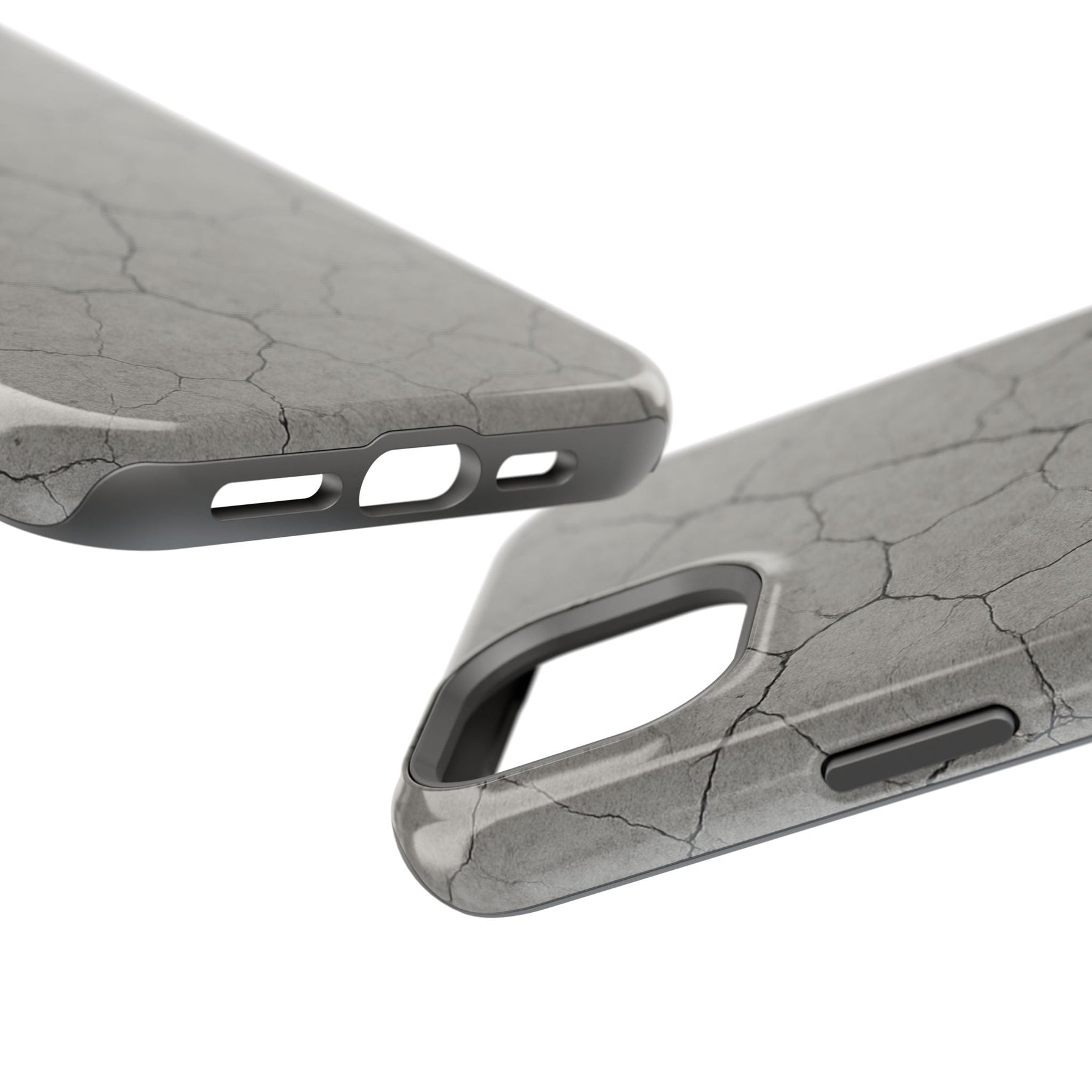 Cracked Concrete Texture iPhone Case with MagSafe compatibility  Shamo's
