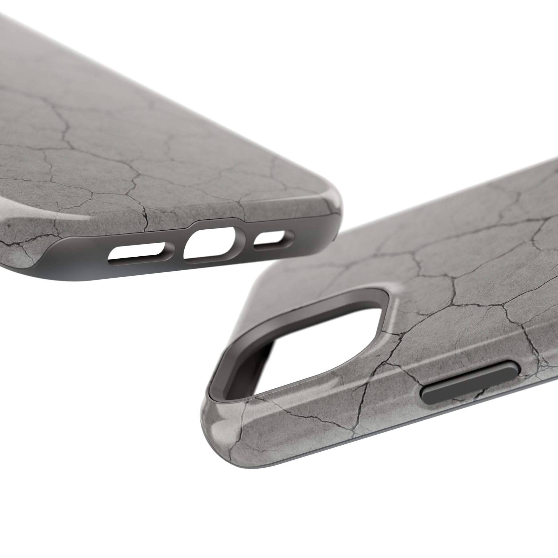 Cracked Concrete Texture iPhone Case with MagSafe compatibility  Shamo's