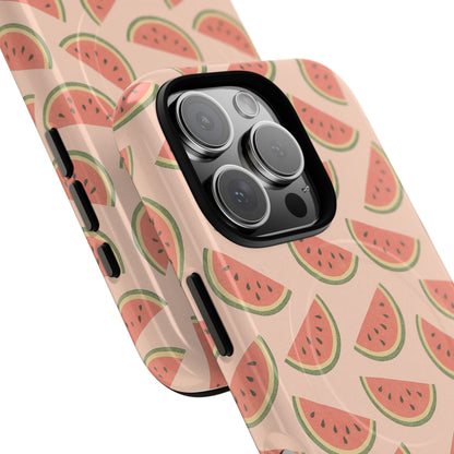 Watermelon Fruit Tough iPhone Case | Compatible with MagSafe