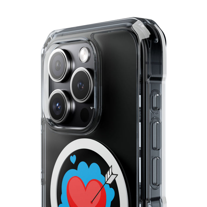 Magnetic Clear Phone Case | Compatible with MagSafe | Be Mine Love Edition