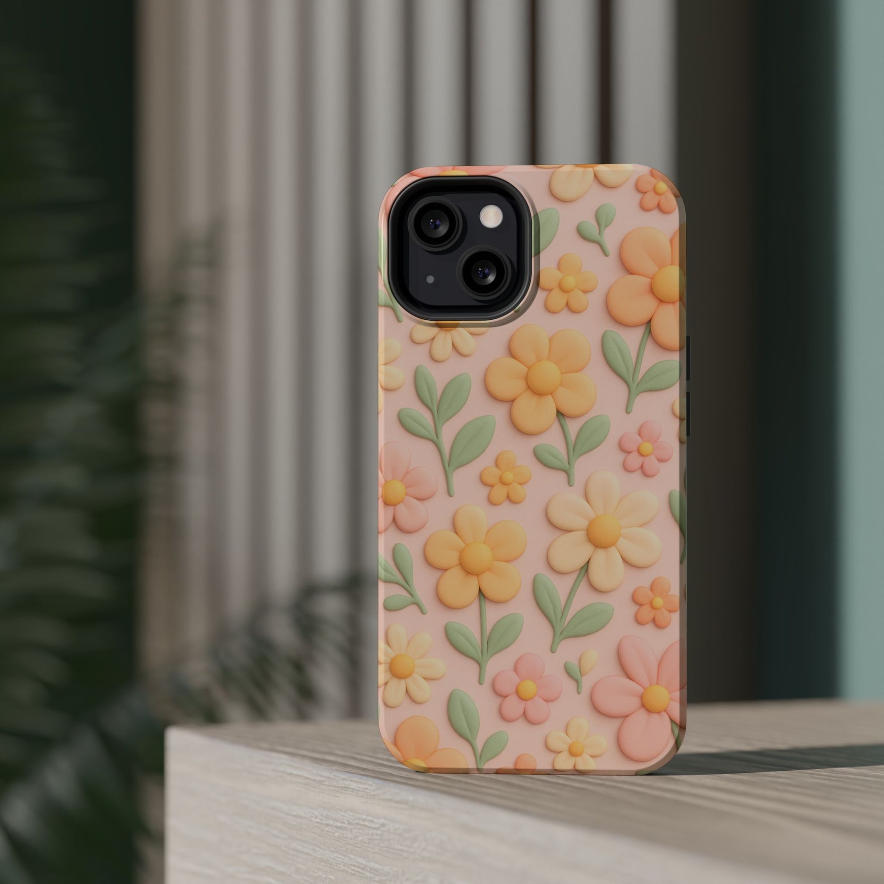 Vintage Floral 3D iPhone Case | MagSafe Compatible - Shamo's