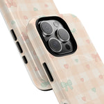 Sweet Pastel Checkered Bows Case for iPhone | MagSafe - Shamo's