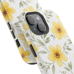 Yellow Flowers Summer Floral Magnetic Impact-Resistant iPhone Case with MagSafe Compatibility - iPhone 17 / Glossy - Shamo's