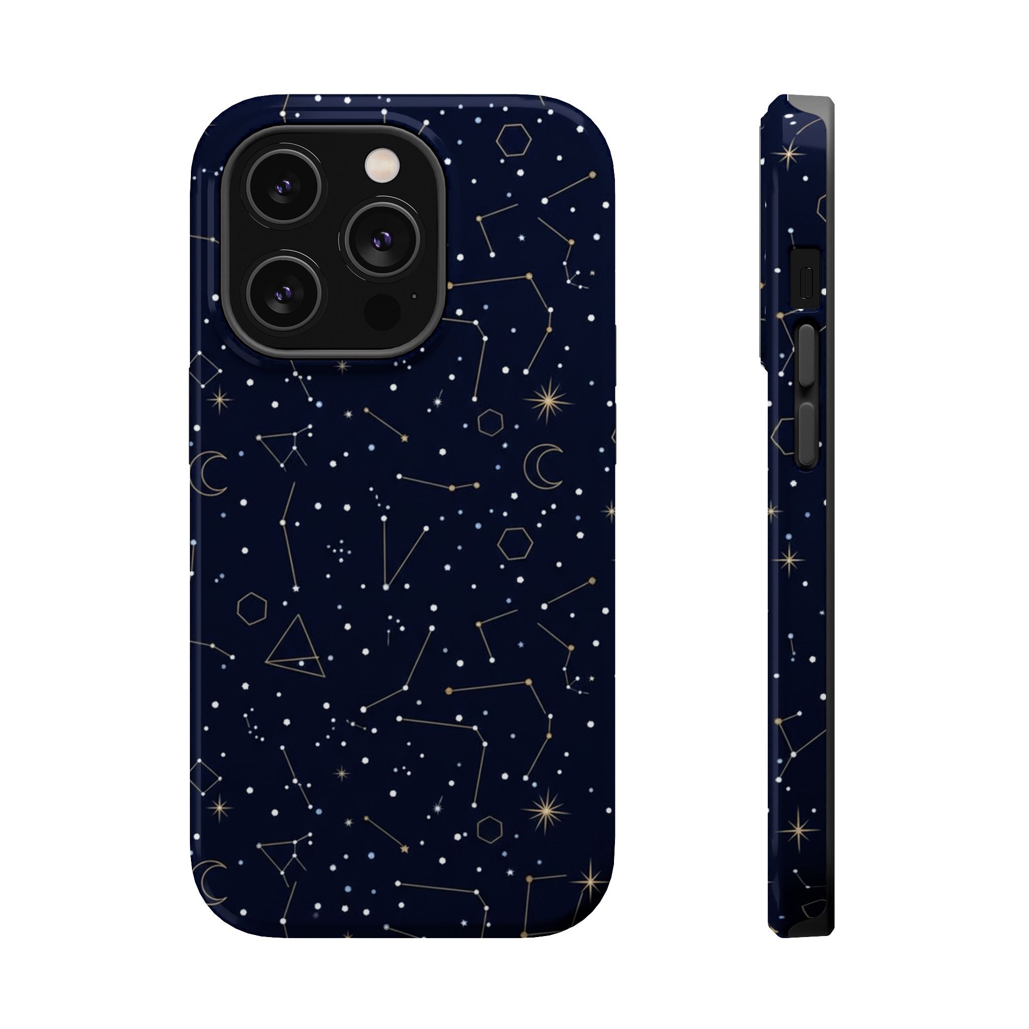 Constellation Night Magnetic Impact-Resistant Phone Case with MagSafe - iPhone 14 Pro / Glossy - Shamo's