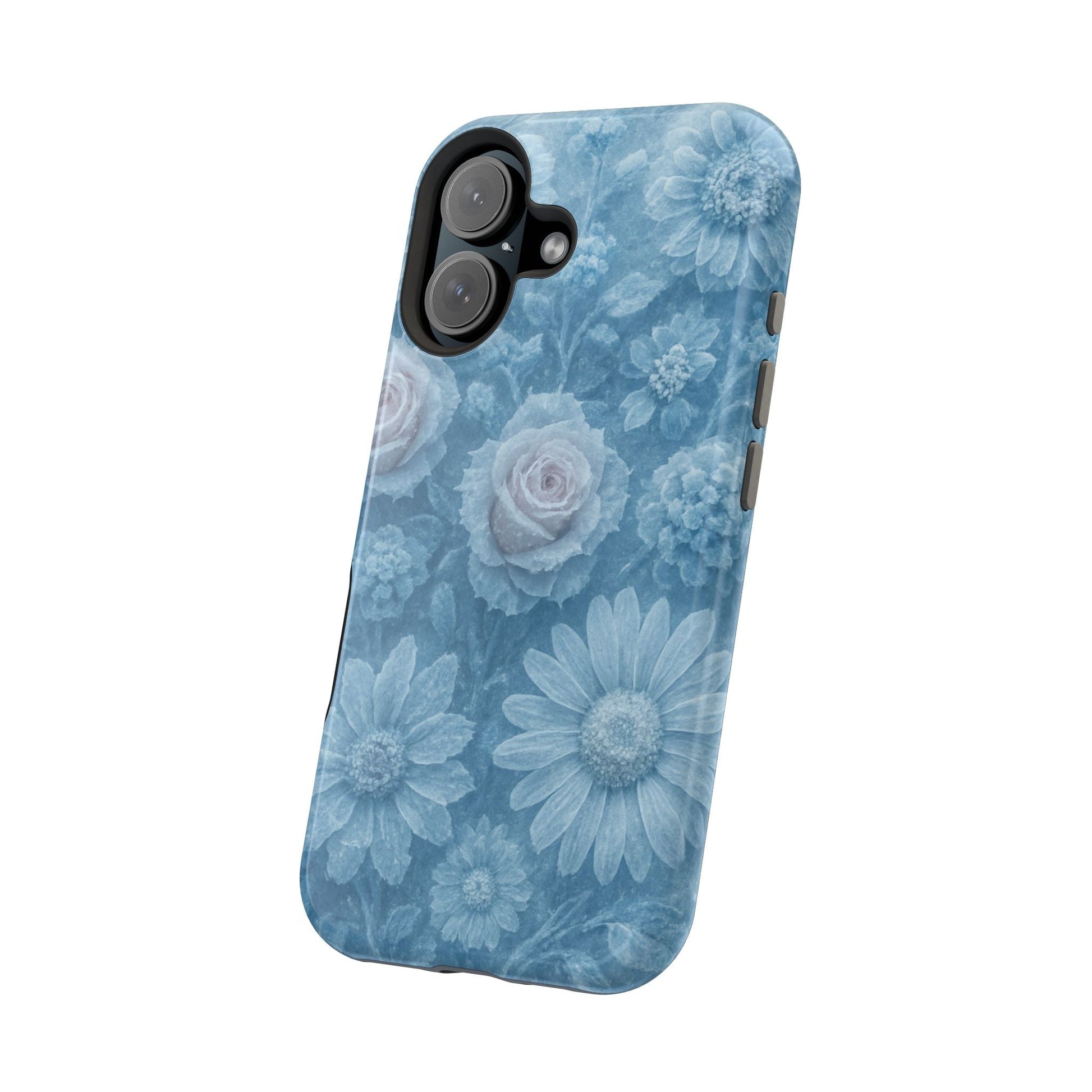 Frozen Beauty Floral Rose iPhone Case | MagSafe compatible  Shamo's