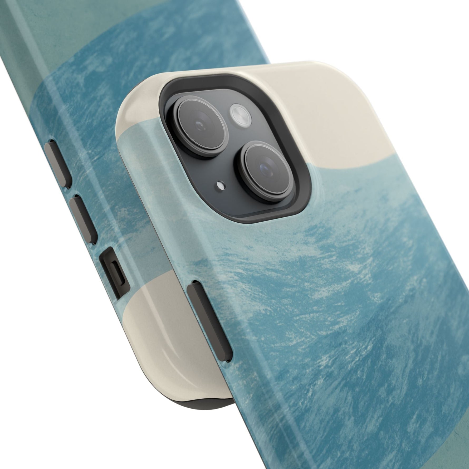 “Calm Over Chaos” Abstract Ocean Wave iPhone Case | MagSafe Compatible  Shamo's