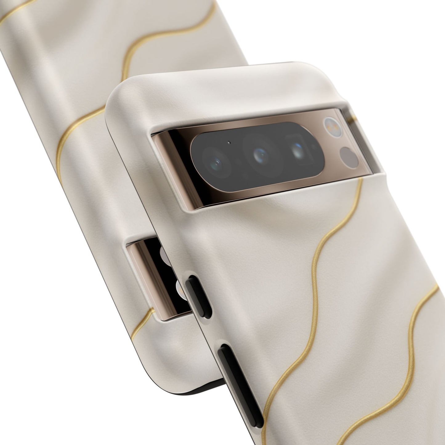 Elegant Gold Wave Tough iPhone Case