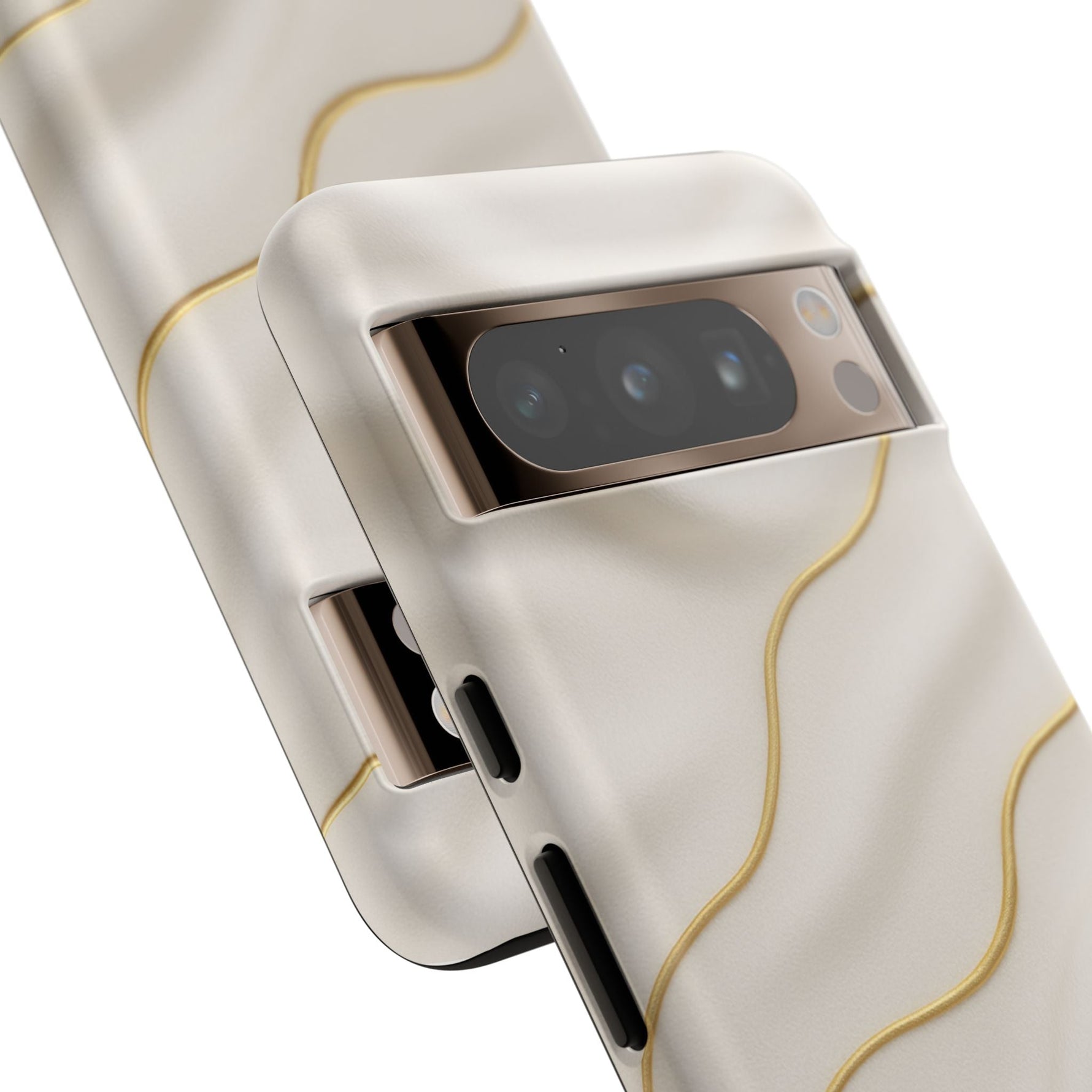 Elegant Gold Wave Tough iPhone Case  Shamo's