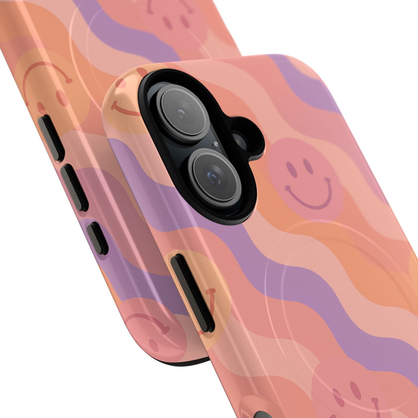 Groovy Smiley Faces Retro iPhone Case | MagSafe