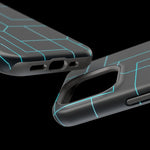 Neon Grid Magnetic Impact-Resistant iPhone Case | MagSafe compatible  Shamo's