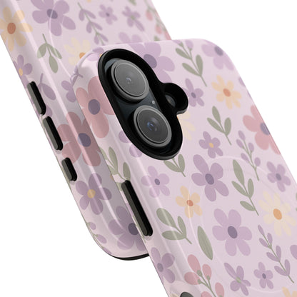 Floral Magnetic | Compatible with MagSafe Phone Case - Stylish and Durable Protection