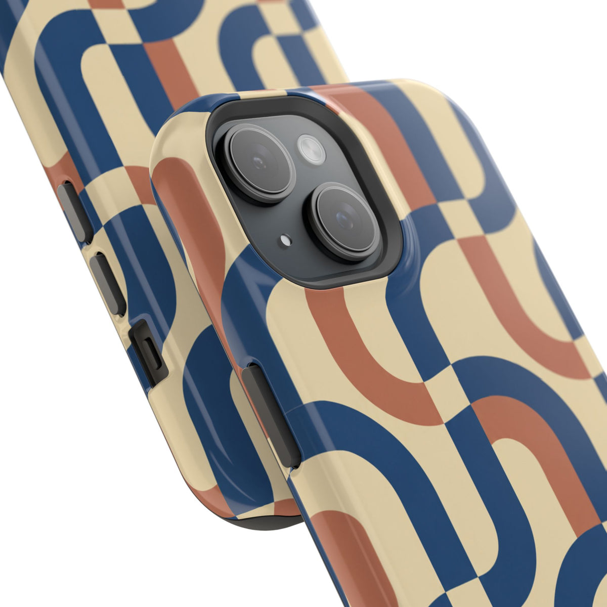 Mod Ribbon – Retro Geometric MagSafe Phone Case