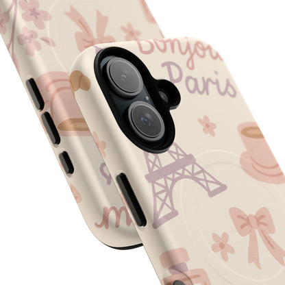 Chic Parisian iPhone Case - with Eiffel Tower Design | MagSafe