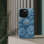 Frozen Beauty Floral Rose iPhone Case | MagSafe compatible  Shamo's