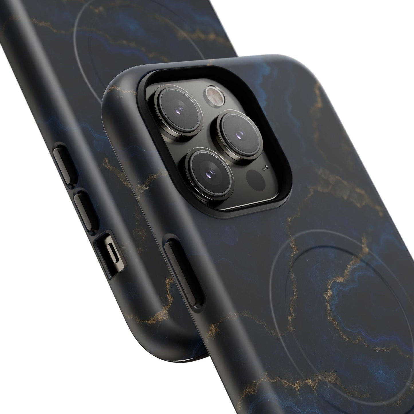 Midnight Marble iPhone Case with MagSafe