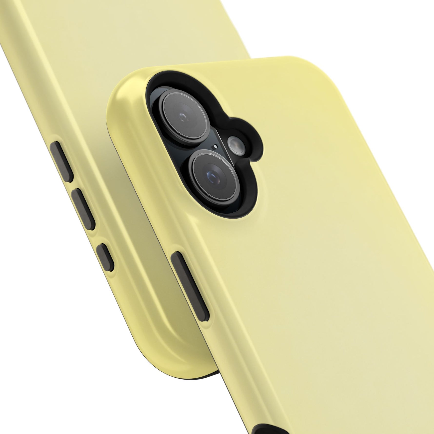 Baby Yellow Solid Color MagSafe Compatible Impact-Resistant Phone Case | Slim Protective Cover