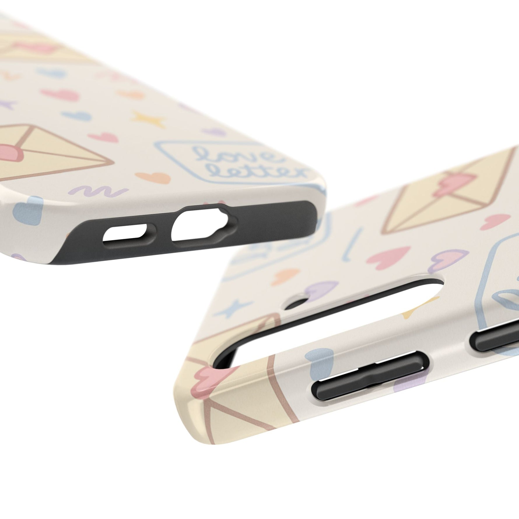 Pastel Love Letter Hearts Impact Phone Case  Shamo's