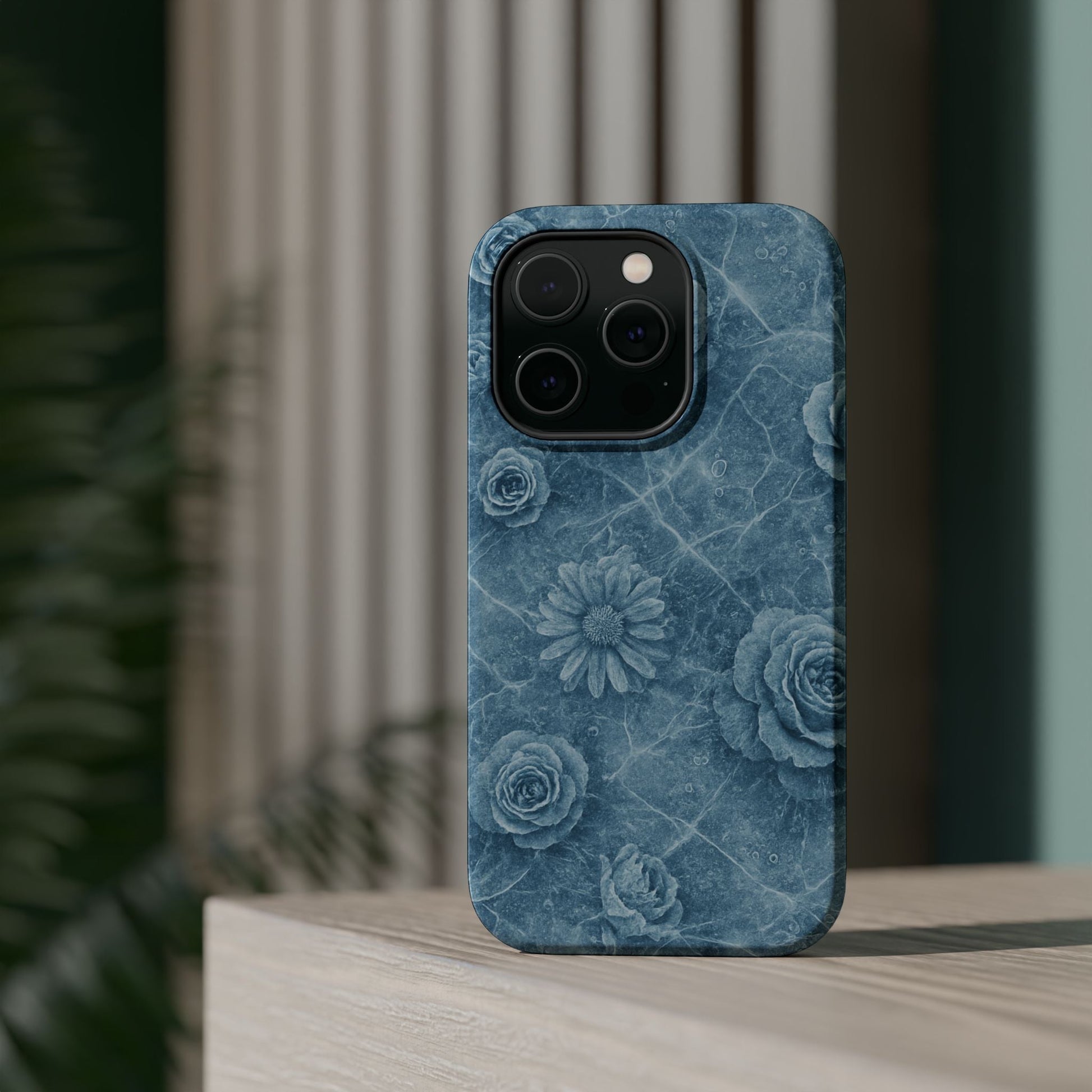 Frozen Flower Impact-Resistant iPhone Case — MagSafe Compatible  Shamo's