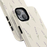 Lavender Minimal Bloom iPhone Case with MagSafe - Shamo's