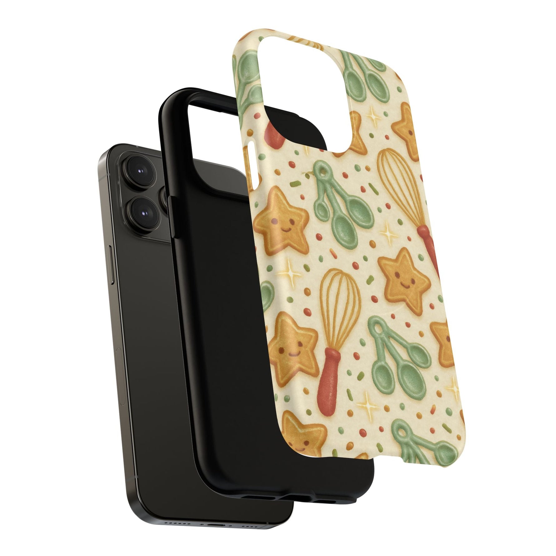 Baking Holiday iPhone Case — Cute Whisk & Cookie Pattern | compatible with MagSafe  Shamo's