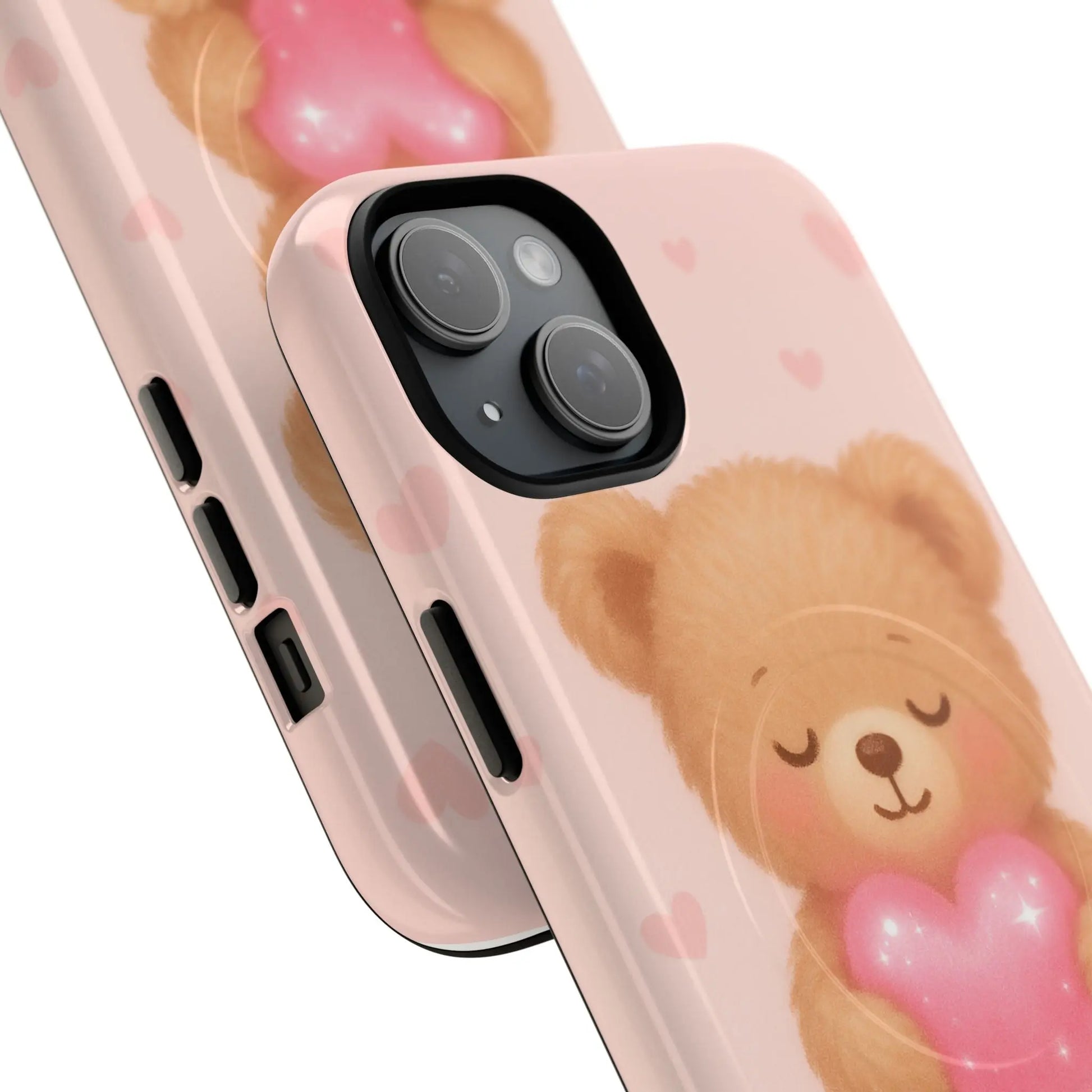 Heart Hug Teddy Bear iPhone Case – with MagSafe - Shamo's